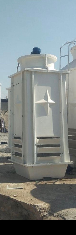 برج خنک کننده مکعبی فایبر گلاس 10 تن تبرید